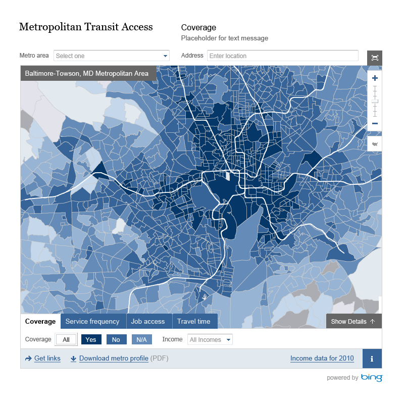 brookings metropolitan transit access